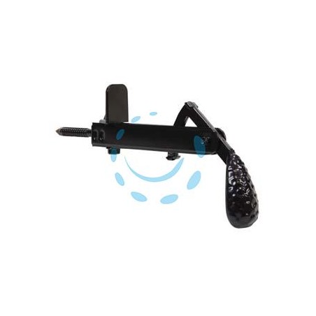 FERMAPERSIANE A PENDOLO CON FERMO FISSO - mm.105x55h. verniciato nero