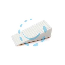 FERMAPORTA ADESIVO A CUNEO BIANCO 