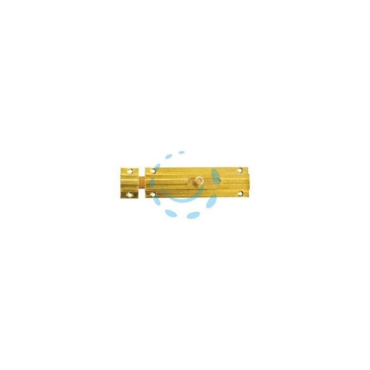 CATENACCIO TRASVERSALE CON INCONTRO IN OTTONE LUCIDO - mm.100x31