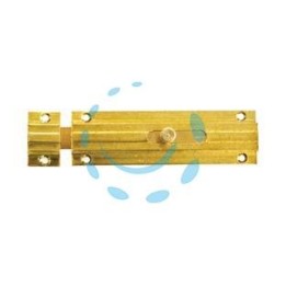CATENACCIO TRASVERSALE CON INCONTRO IN OTTONE LUCIDO - mm.120x31