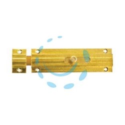 CATENACCIO TRASVERSALE CON INCONTRO IN OTTONE LUCIDO - mm.120x31