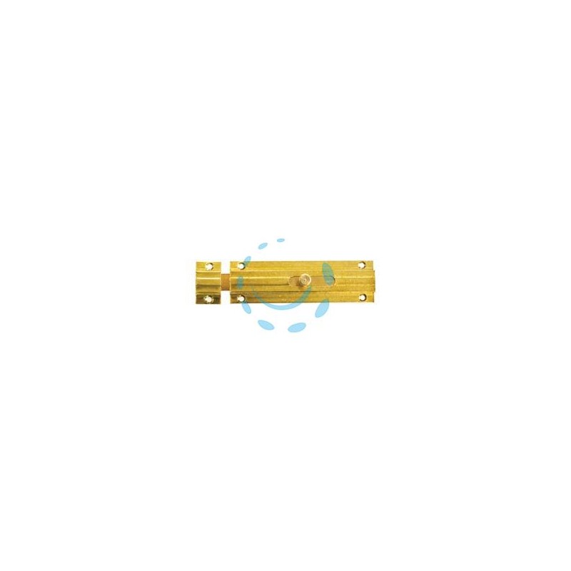 CATENACCIO TRASVERSALE CON INCONTRO IN OTTONE LUCIDO - mm.120x31