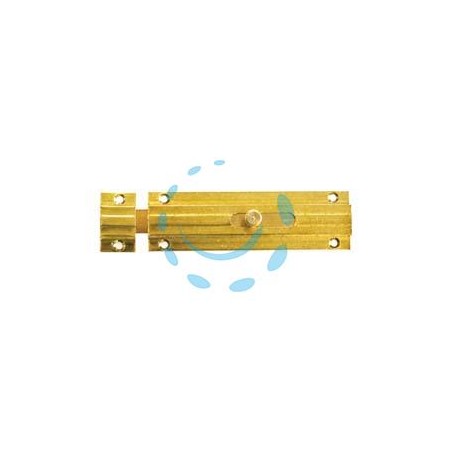 CATENACCIO TRASVERSALE CON INCONTRO IN OTTONE LUCIDO - mm.120x31