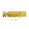 CATENACCIO TRASVERSALE CON INCONTRO IN OTTONE LUCIDO - mm.120x31