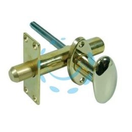 CATENACCIO A CREMAGLIERA DA INFILARE IN OTTONE LUCIDO - ø mm.17x80 
