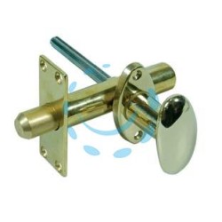 CATENACCIO A CREMAGLIERA DA INFILARE IN OTTONE LUCIDO - ø mm.17x80 