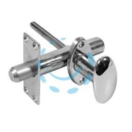 CATENACCIO A CREMAGLIERA DA INFILARE IN OTTONE CROMATO - ø mm.17x80 