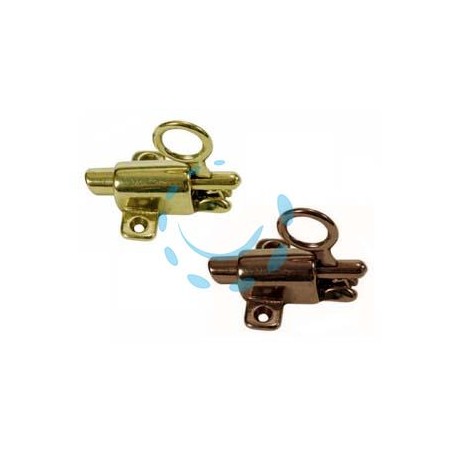 CRICCHETTO PER SOPRALUCE - mm.63x45x45h. in ottone bronzato