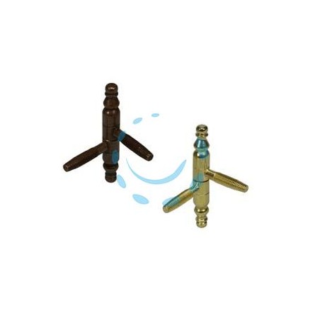 CERNIERE ANUBA BAROCCO IN ACCIAIO - ø mm.11 mod.131 (E.00131.11.02) bronzato