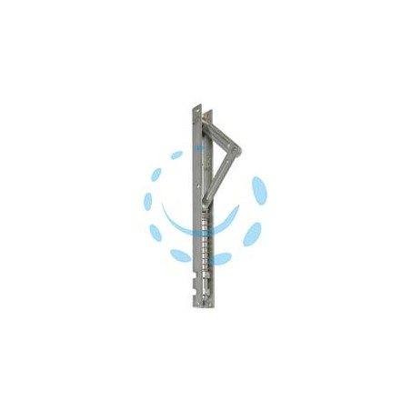 PALETTO AUTOMATICO A MOLLA REVERSIBILE IN ACCIAIO INOX ART.409 - cm.27h., scatola mm.20x20