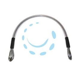 CAVO SICUREZZA ANTICADUTA PER CANCELLI A BATTENTE ART.540 - mm.500