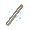 CERNIERE CON COSTA PERNO FISSO ART.255 - mm. 60x ø 10