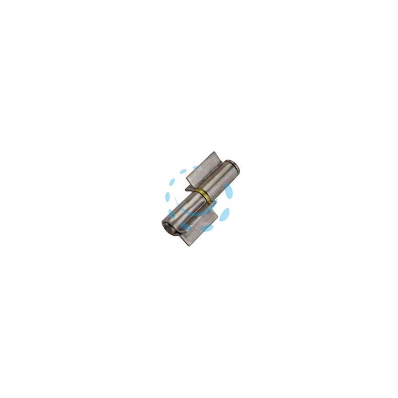 CERNIERE A SALDARE A DUE ALI APERTE CON CUSCINETTO ART.120 - mm.90x ø 28