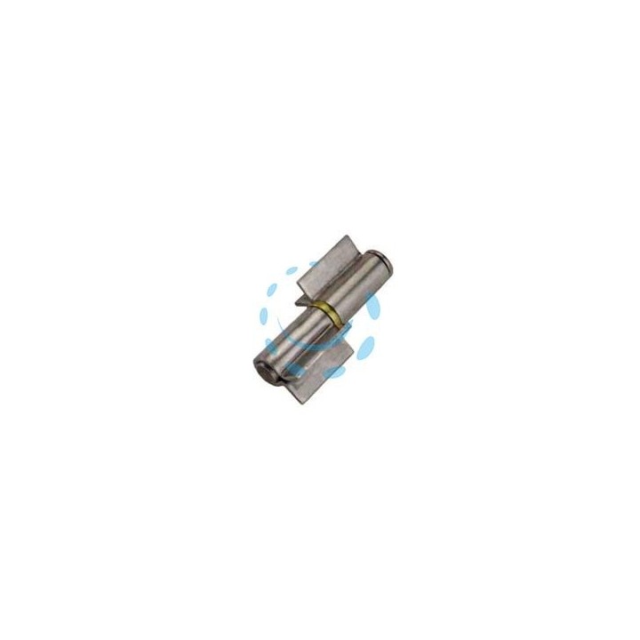 CERNIERE A SALDARE A DUE ALI APERTE CON CUSCINETTO ART.120 - mm.90x ø 28