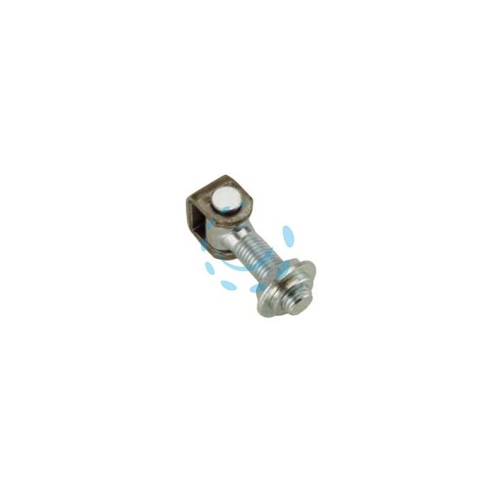 CARDINE A SALDARE REGOLABILE ZINCATO CON CAVALLOTTO ART.375 - mm.27x36x79 M16