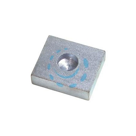 PIASTRA A SALDARE IN ACCIAIO ZINCATO PER CARDINE INFERIORE ART.349Z - ø foro mm.20 misure piastra mm.60x70
