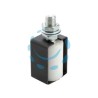OLIVA PER CANCELLI IN NYLON BIANCO CON CUFFIA DI PROTEZIONE ART.450K - ø mm.40x45 - perno filettato M16