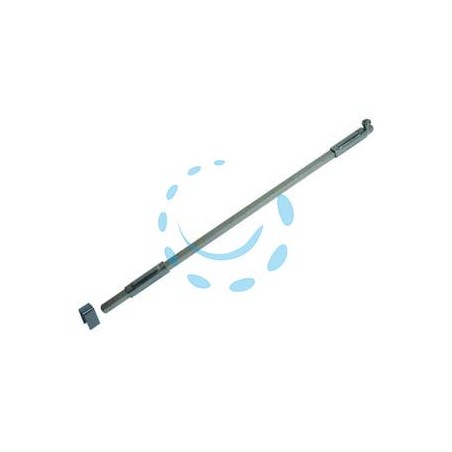 CATENACCIO VERTICALE A SALDARE CON INCONTRO ART.205 - mm.500x mm.10