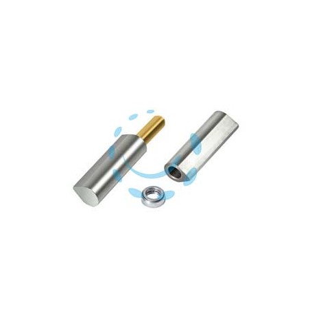 CERNIERA PERNO RINFORZATO CON CUSCINETTO ART.578 - mm.22x142 (578-140)