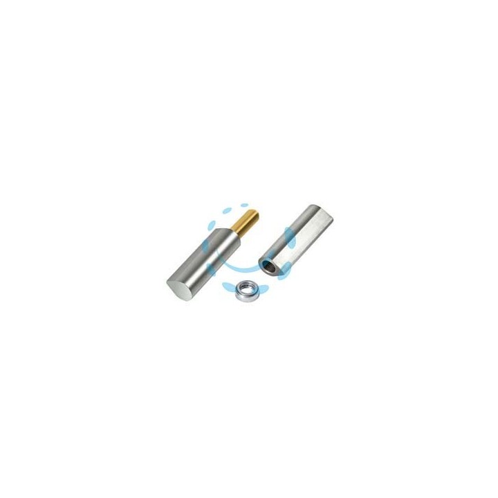 CERNIERA PERNO RINFORZATO CON CUSCINETTO ART.578 - mm.22x142 (578-140)