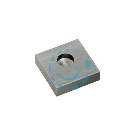 PIASTRA BASE PERNO SFERICO ART.115 - mm.60x60x20,5