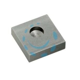 PIASTRA BASE PERNO SFERICO ART.115 - mm.70x70x24,5
