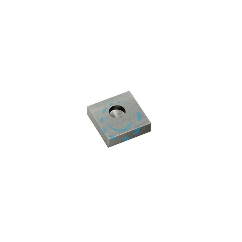 PIASTRA BASE PERNO SFERICO ART.115 - mm.70x70x24,5