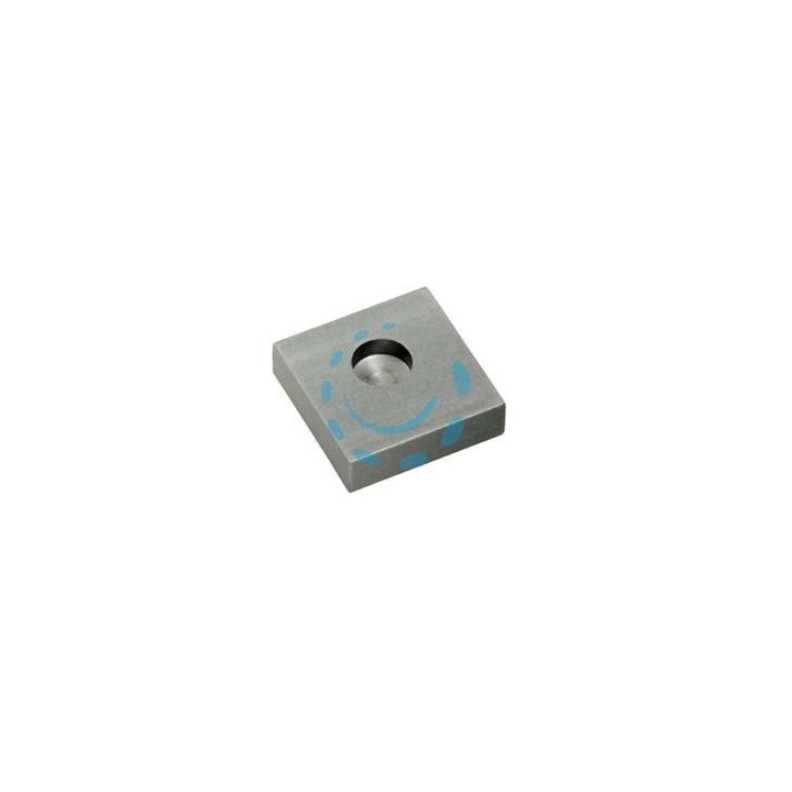 PIASTRA BASE PERNO SFERICO ART.115 - mm.70x70x24,5