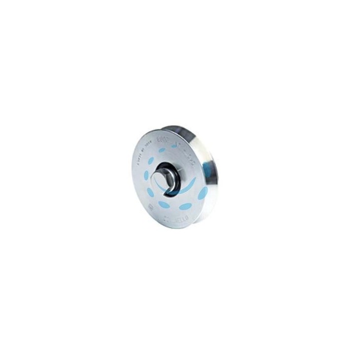 RUOTA CANCELLI GOLA V ART.300 - mm.100x34, M14x70