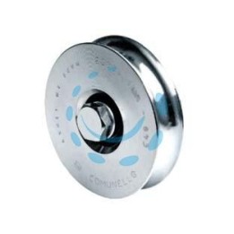 RUOTA CANCELLI GOLA SEMITONDA ART.310 - mm.60x20, M10x45