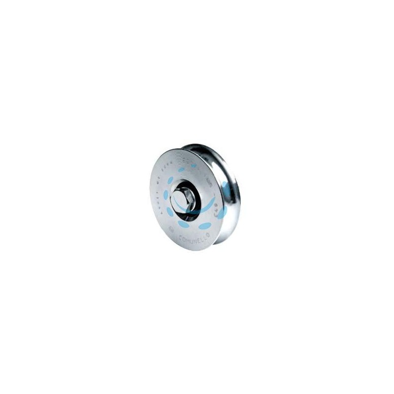 RUOTA CANCELLI GOLA SEMITONDA ART.310 - mm.120x22, M14x70