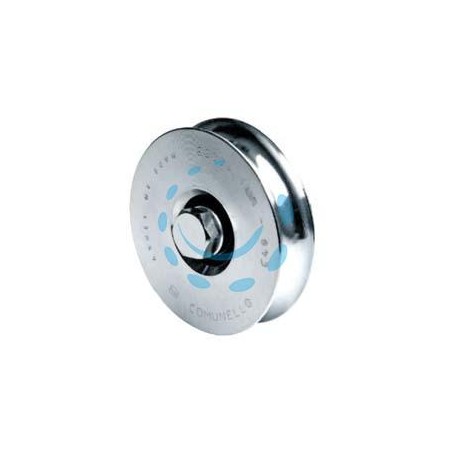 RUOTA CANCELLI GOLA SEMITONDA ART.310 - mm.120x22, M14x70