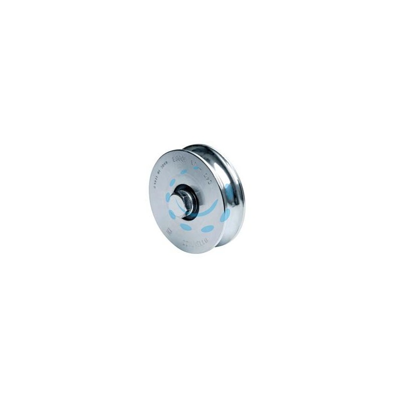 RUOTA CANCELLI GOLA SEMITONDA ART.315 - mm.120x28, M14x70