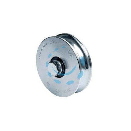 RUOTA CANCELLI GOLA SEMITONDA ART.315 - mm.140x31, M16x70