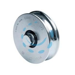 RUOTA CANCELLI GOLA SEMITONDA ART.315 - mm.160x33, M16x70