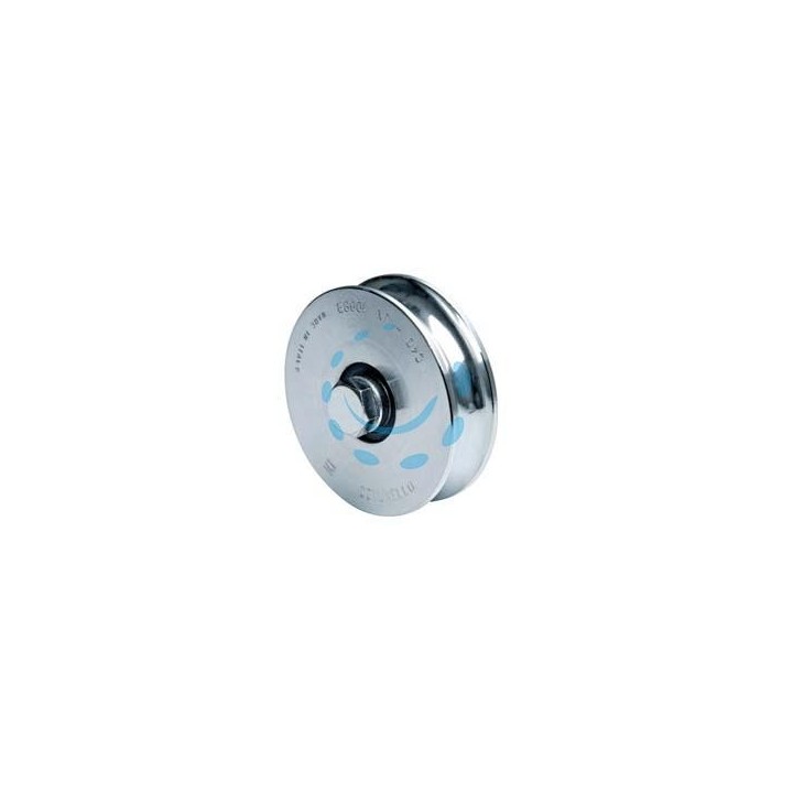 RUOTA CANCELLI GOLA SEMITONDA ART.315 - mm.160x33, M16x70
