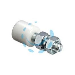OLIVA A RULLO IN NYLON PER SCORREVOLI ART.243 - mm.75, rullo ø mm.30