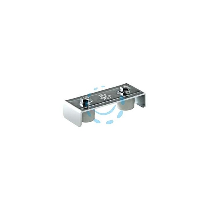 PIASTRA MINI GUIDA PER CANCELLO ART.247 - mm.58x146