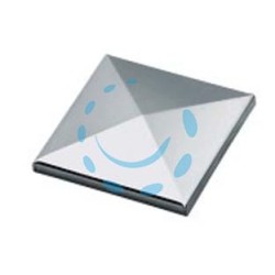 COPRIPILASTRO QUADRO GREZZO ART.165 - mm.85x85