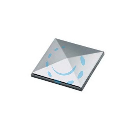 COPRIPILASTRO QUADRO GREZZO ART.165 - mm.100x100