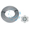 FUNE METALLICA IN ACCIAIO INOX AISI 316 49 FILI - ø mm.5,0xmt.10