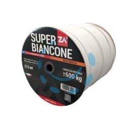 CAVETTO ACCIAIO ZINCATO RIVESTITO IN PVC BIANCO IN BOBINE - ø mm.5 in rotoli mt.500
