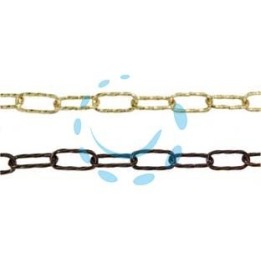 CATENA RITORTA PER LAMPADARI - ø mm.3,5x45x20 in ferro bronzato