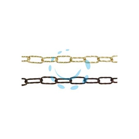 CATENA RITORTA PER LAMPADARI - ø mm.3,5x45x20 in ferro bronzato