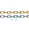 CATENA GENOVESE IN MATASSINE - n°14 maglia ø mm.2,2 ferro nichelato