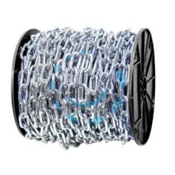 CATENA GENOVESE ZINCATA IN ROTOLI - n°19 maglia ø mm.4 in rotoli da mt.50