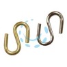 GANCI "S" APPENDIQUADRI - filo ø mm.2,4 ferro ottonato