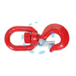 GANCI SOLLEVAMENTO GIREVOLI CON FERMO DI SICUREZZA PESANTE - portata Kg.1000 - apertura mm.20