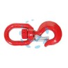 GANCI SOLLEVAMENTO GIREVOLI CON FERMO DI SICUREZZA PESANTE - portata Kg.1000 - apertura mm.20