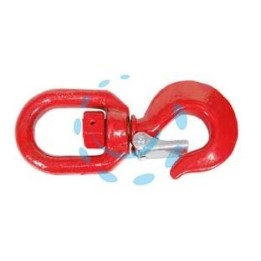 GANCI SOLLEVAMENTO GIREVOLI CON FERMO DI SICUREZZA PESANTE - portata Kg.3200 - apertura mm.32